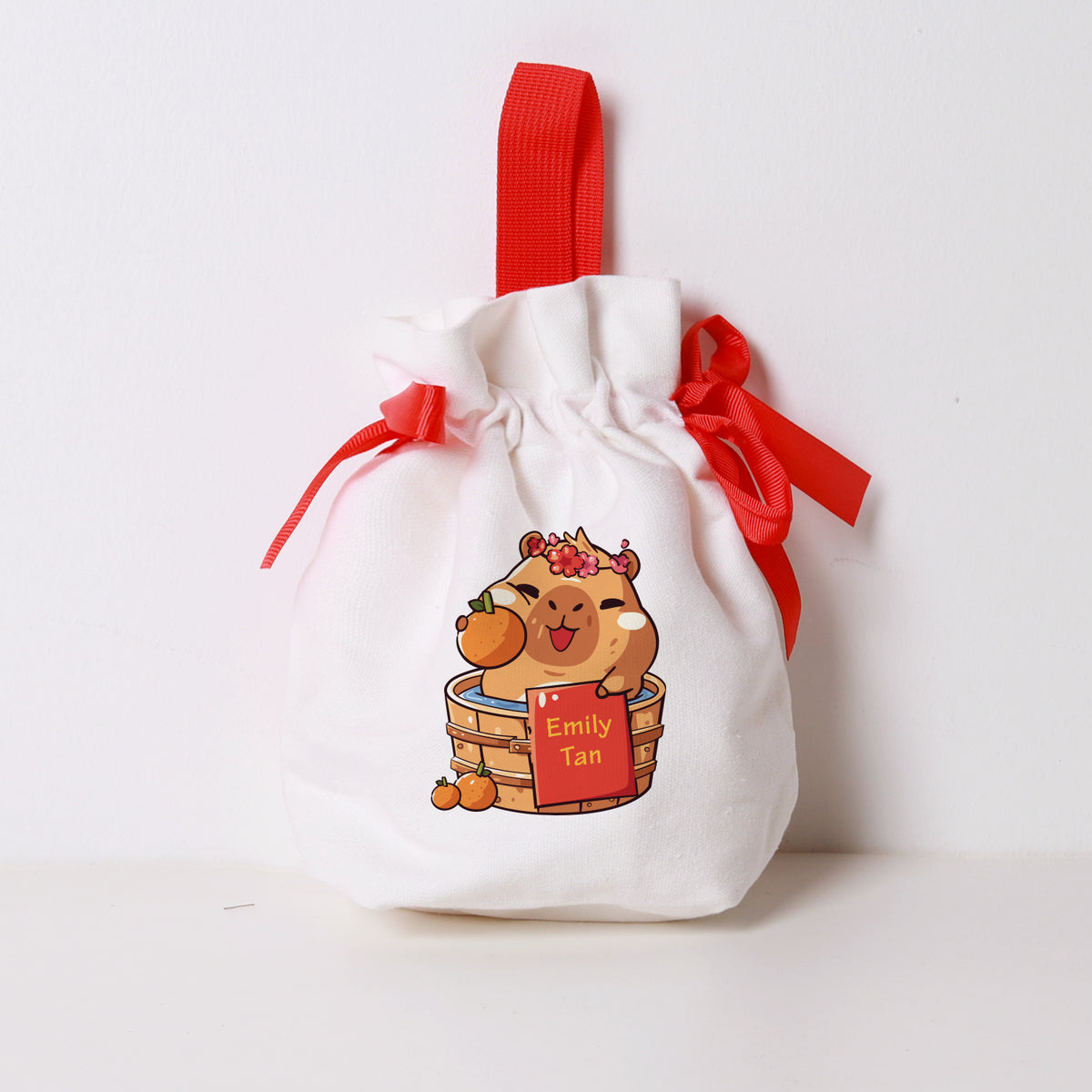 CNY Fur-tune Collection Ribbon Satchel