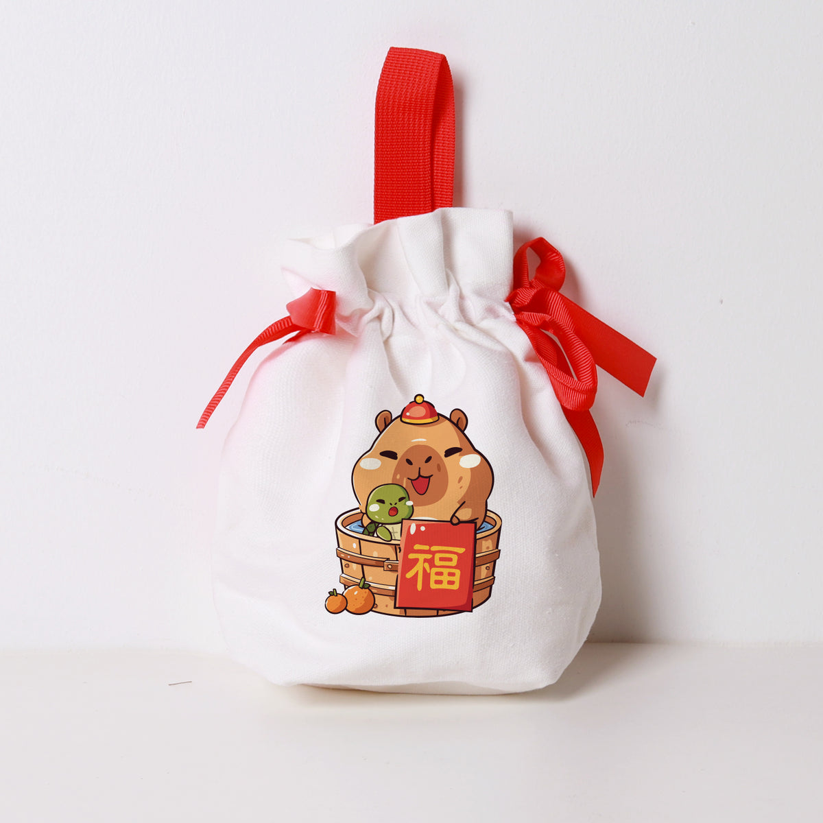 CNY Fur-tune Collection Ribbon Satchel