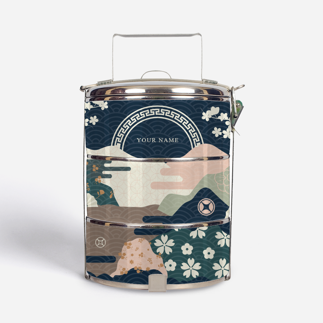 Fortune Garden - Three-Tier Tiffin Carrier