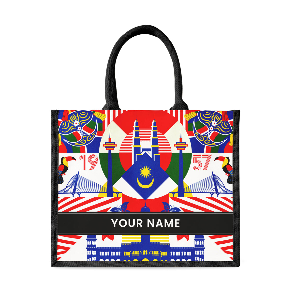 Merdeka Geometric - Tote Bag