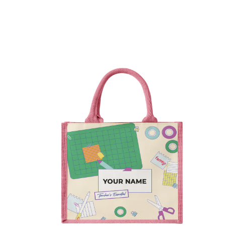 FAMSY Teacher's Day 2026 DESK Design - Teacher's Essential Jutebag