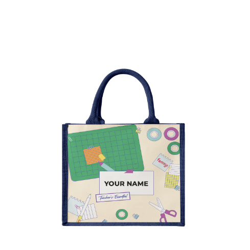 FAMSY Teacher's Day 2026 DESK Design - Teacher's Essential Jutebag