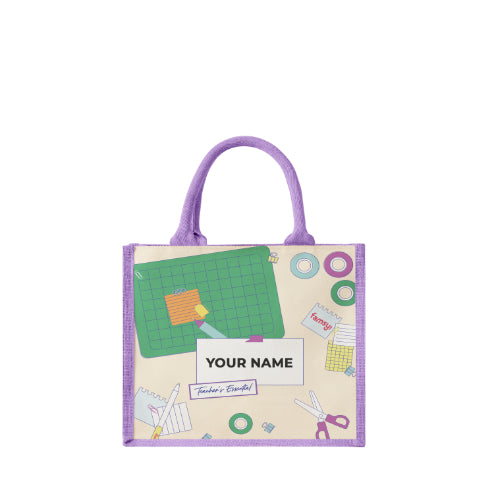 FAMSY Teacher's Day 2026 DESK Design - Teacher's Essential Jutebag