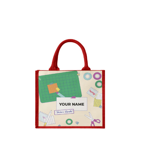 FAMSY Teacher's Day 2026 DESK Design - Teacher's Essential Jutebag