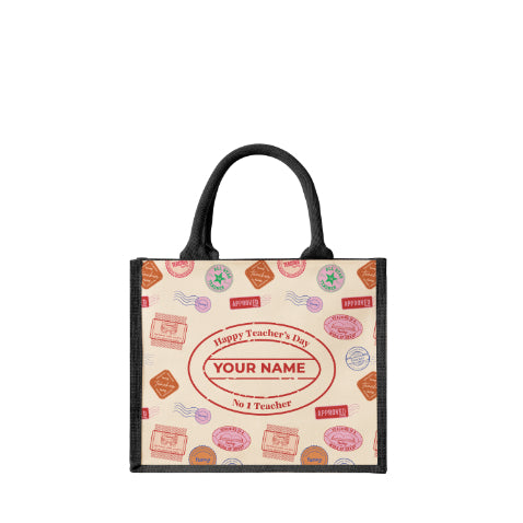 FAMSY Teacher's Day 2026 STAMP Design - Teacher's Essential Jutebag
