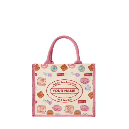 FAMSY Teacher's Day 2026 STAMP Design - Teacher's Essential Jutebag