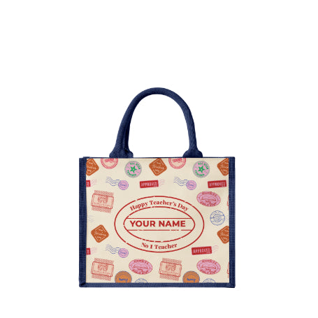 FAMSY Teacher's Day 2026 STAMP Design - Teacher's Essential Jutebag