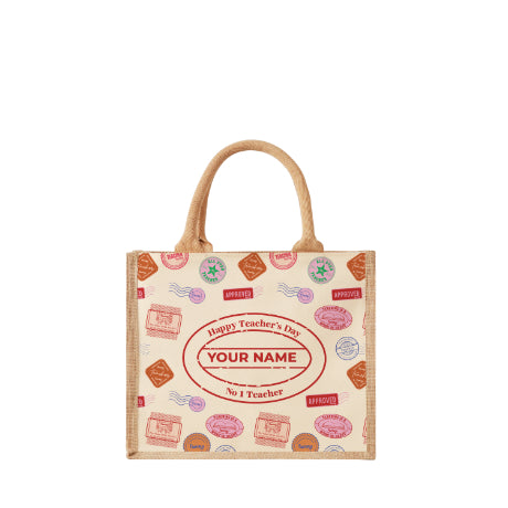 FAMSY Teacher's Day 2026 STAMP Design - Teacher's Essential Jutebag