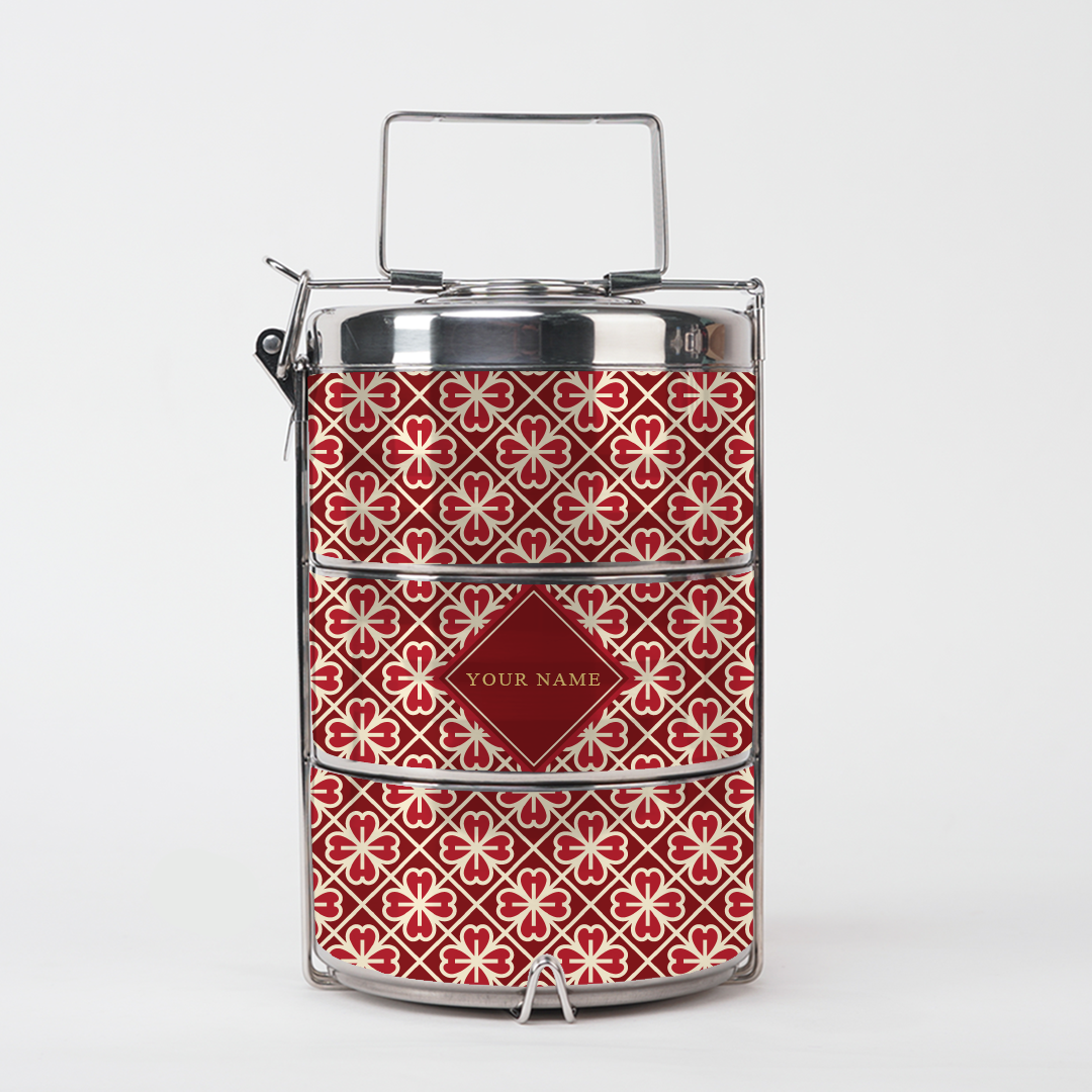 Lucky Jade - Three-Tier Tiffin Carrier