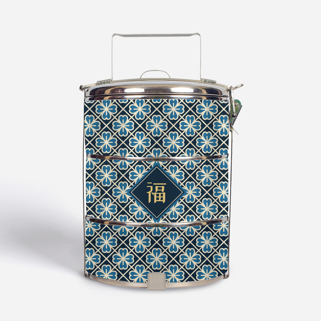 Lucky Jade - Three-Tier Tiffin Carrier