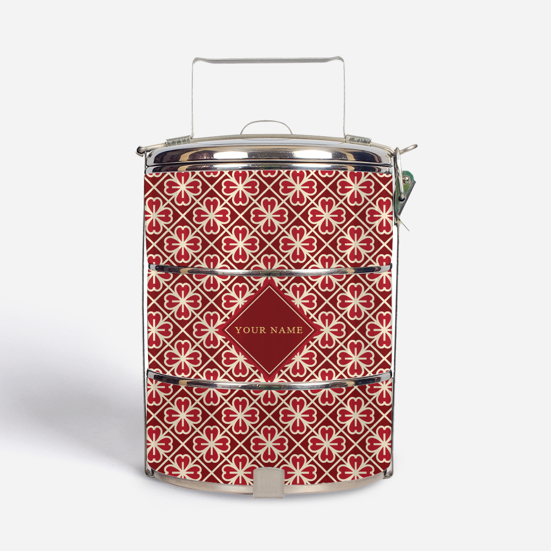 Lucky Jade - Three-Tier Tiffin Carrier