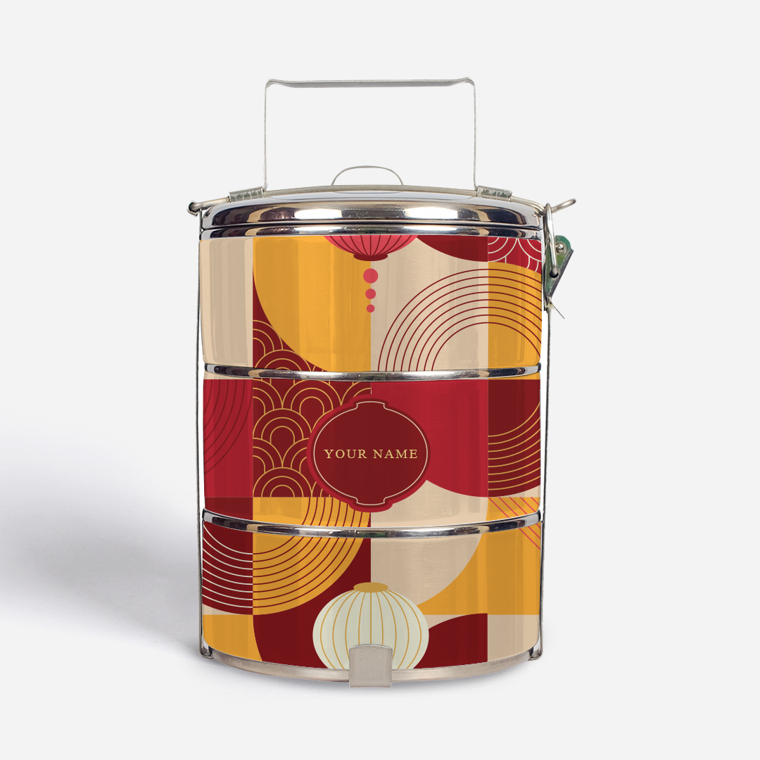 Lunar Blessing - Three-Tier Tiffin Carrier