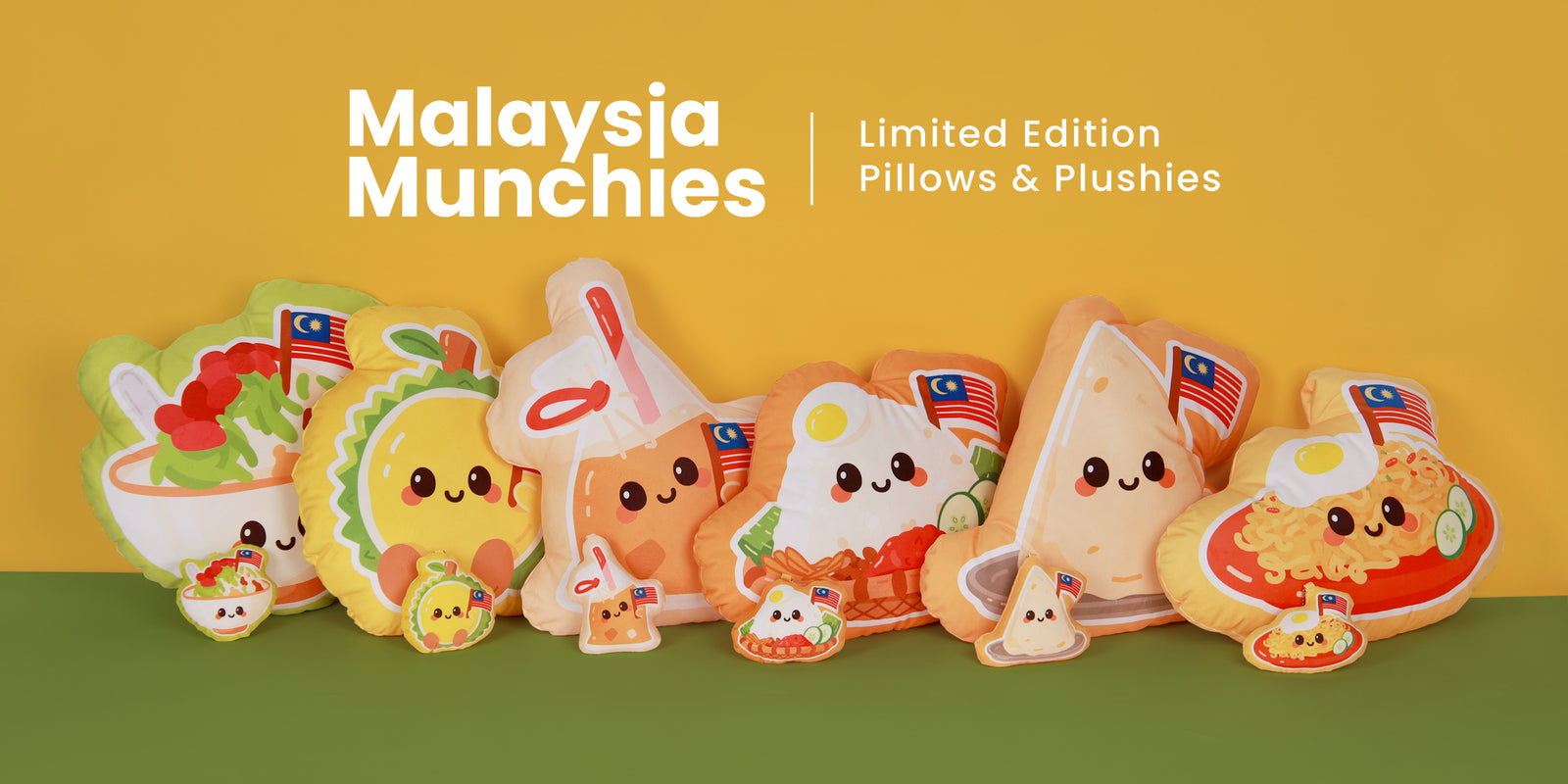 Malaysia Munchies Plushie & Keychain Collection