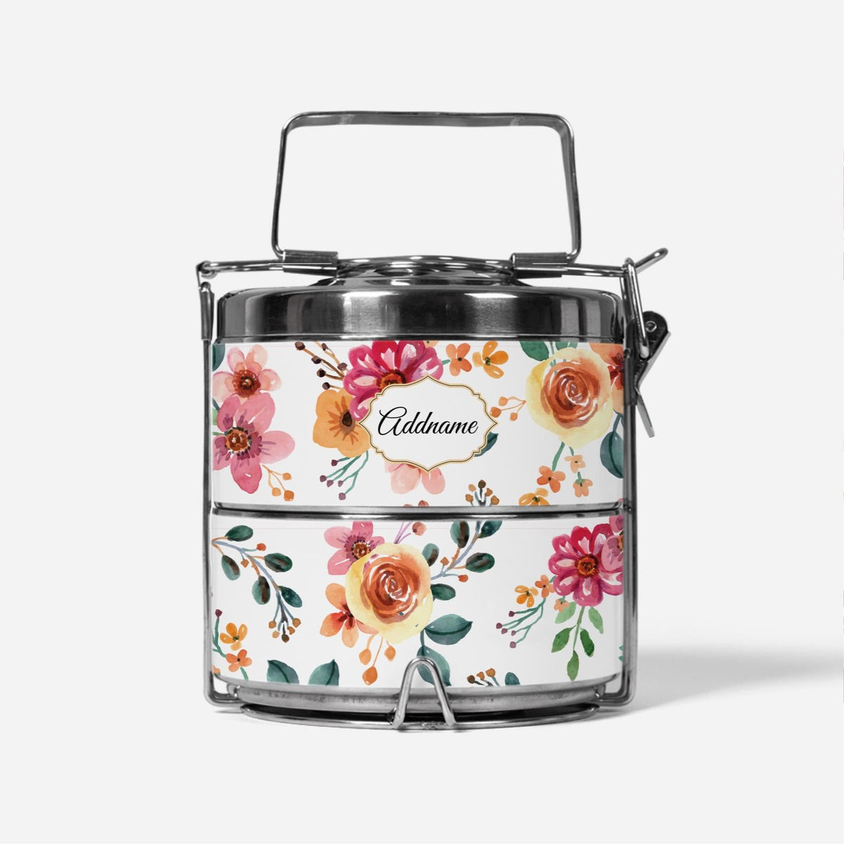 Laura Series - Garnet - Two-Tier Tiffin Carrier