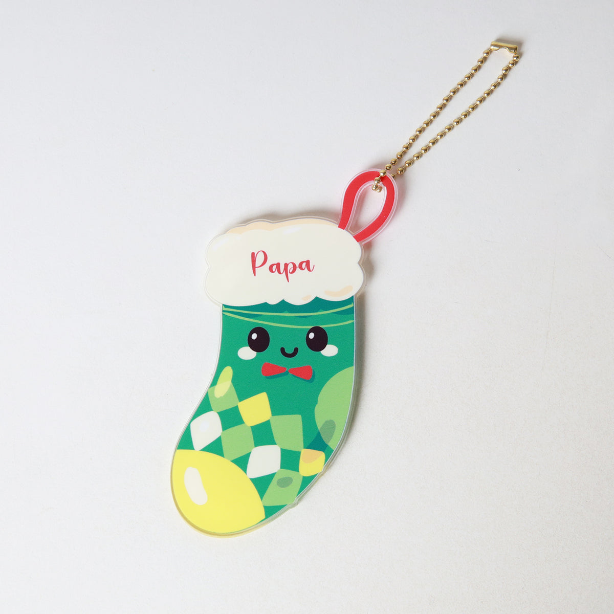 Christmas Acrylic  Xmas Hanging Christmas Sock Ornament/Keychain