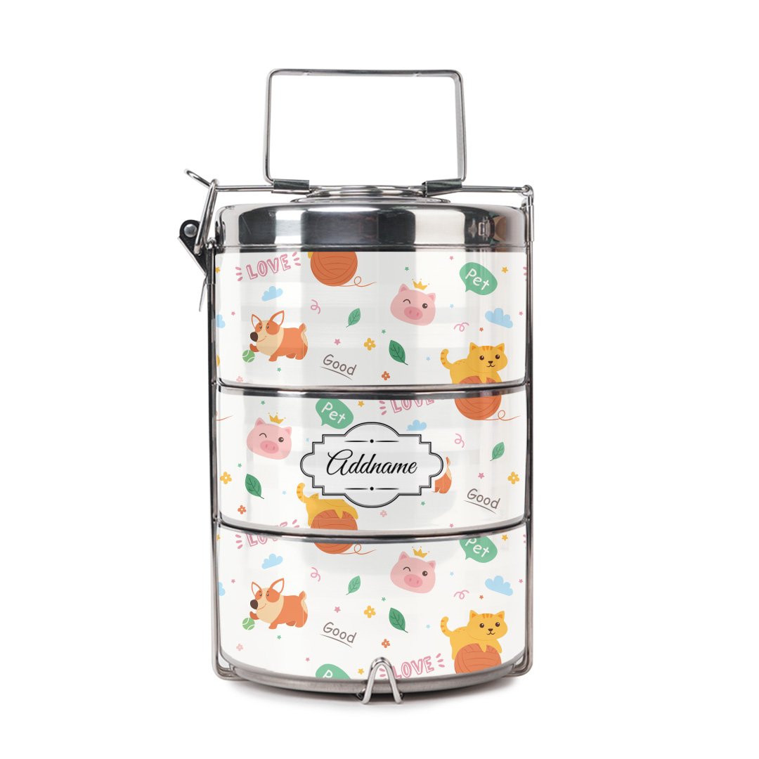 Cute Series - Three Tier Tiffin Carrier
