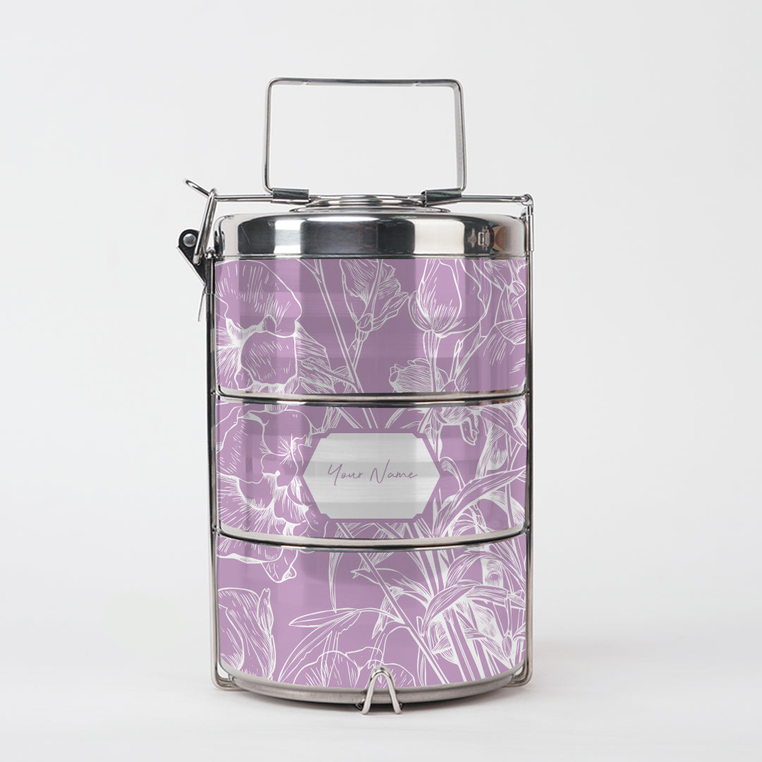 Puspa Series - Three-Tier Tiffin Carrier