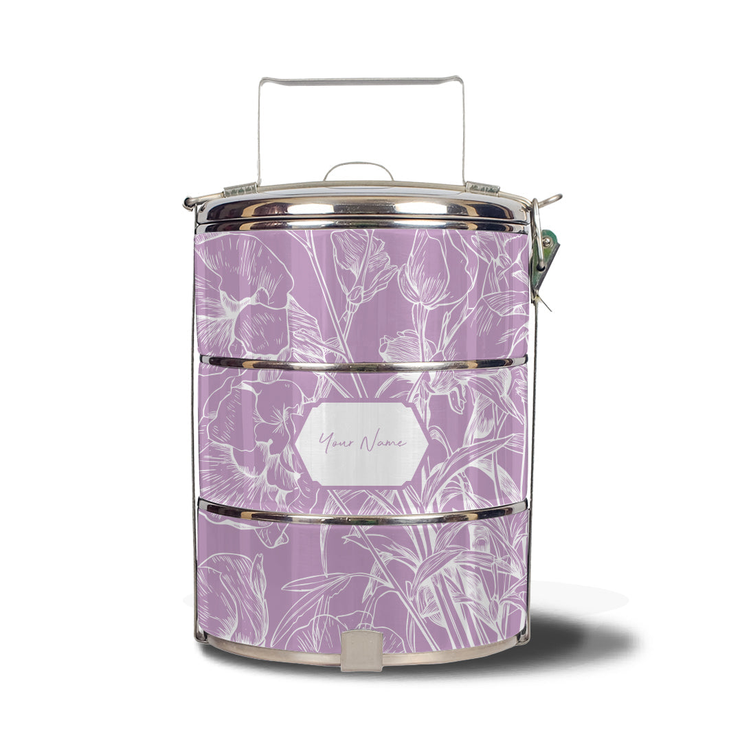 Puspa Series - Three-Tier Tiffin Carrier