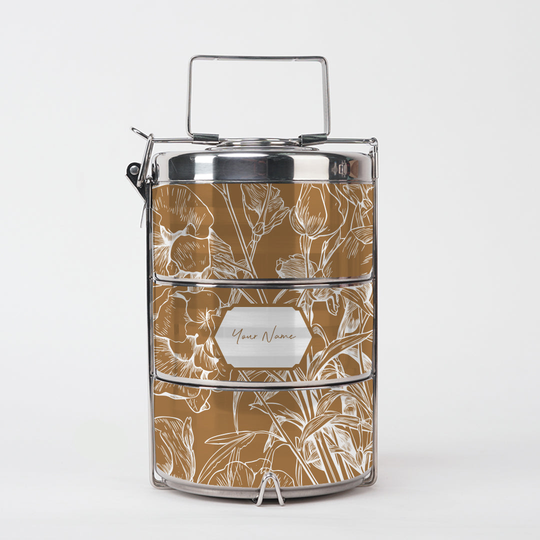 Puspa Series - Three-Tier Tiffin Carrier