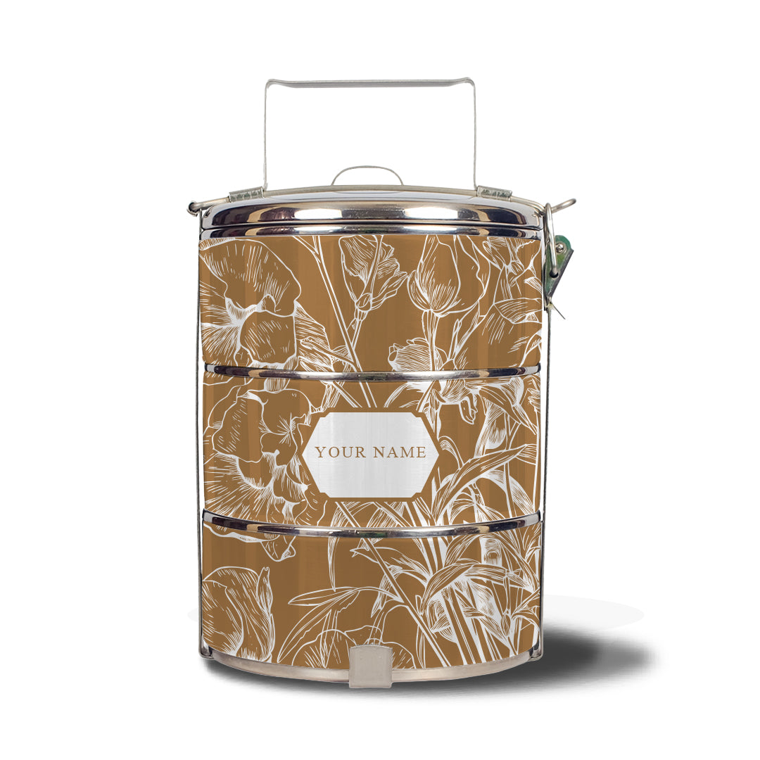 Puspa Series - Three-Tier Tiffin Carrier