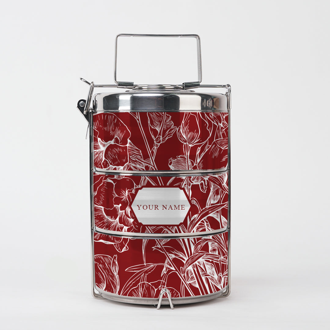 Puspa Series - Three-Tier Tiffin Carrier