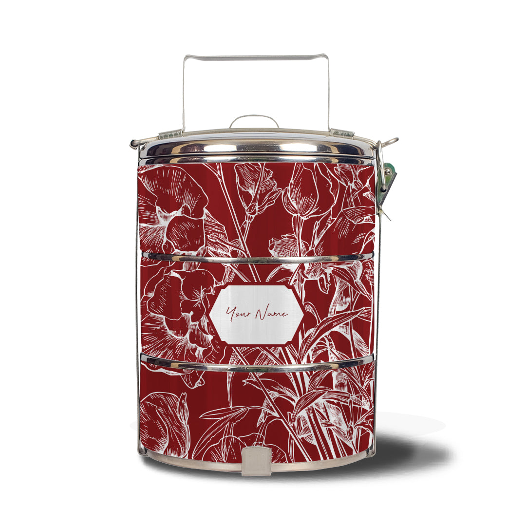 Puspa Series - Three-Tier Tiffin Carrier