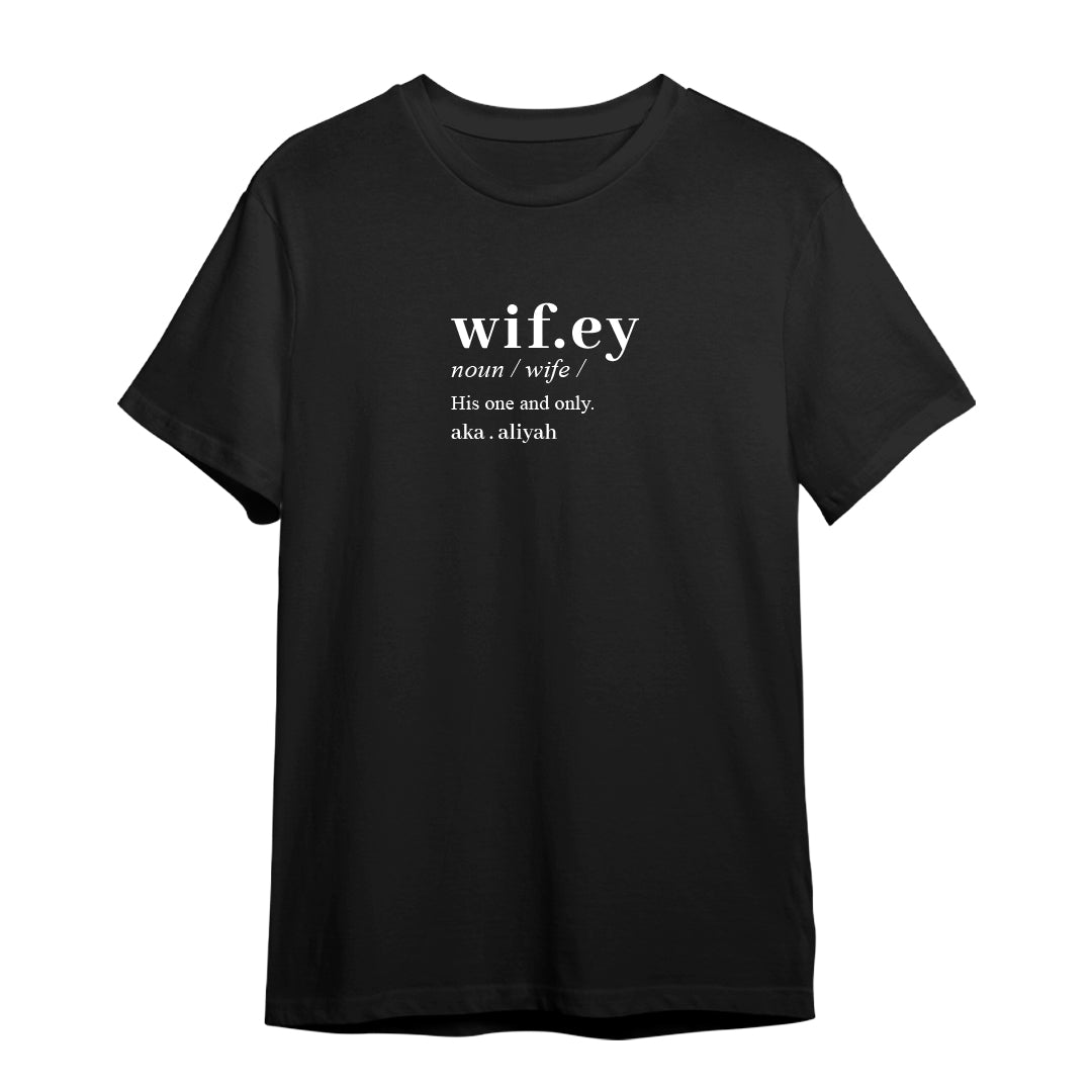Couple Series “Married Wife” Premium Unisex T-Shirt (Add Name)