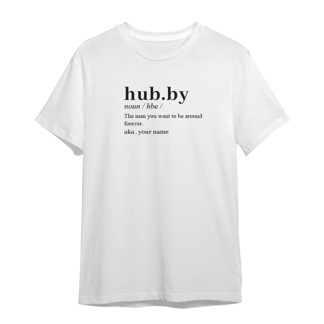 Couple Series “Married Hubby” Premium Unisex T-Shirt (Add Name)