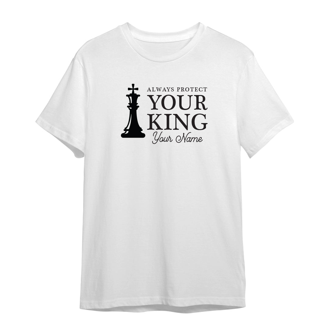 Couple Series “King” Premium Unisex T-Shirt (Add Name)