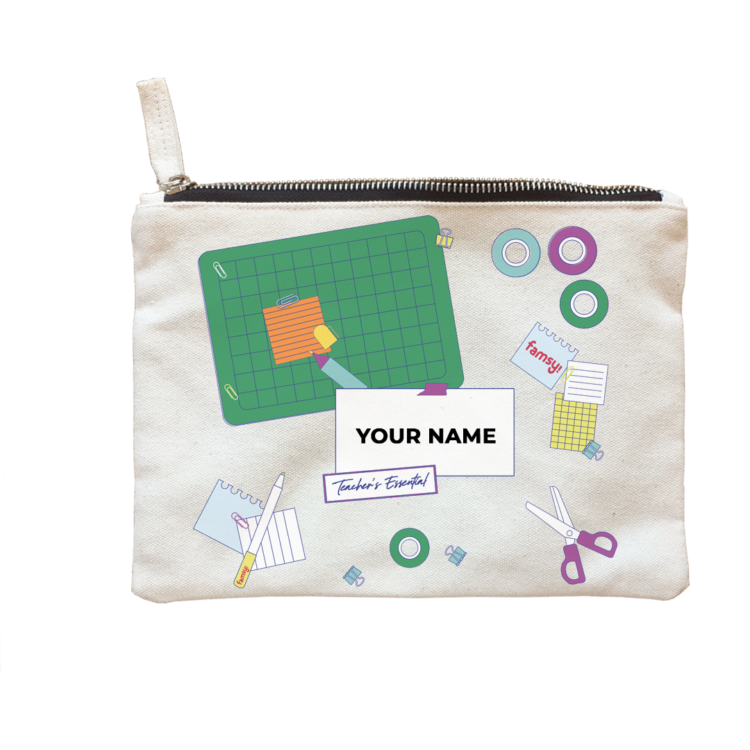 FAMSY Teacher's Day 2026 Zipper Pouch - eacher's Essential Pouch