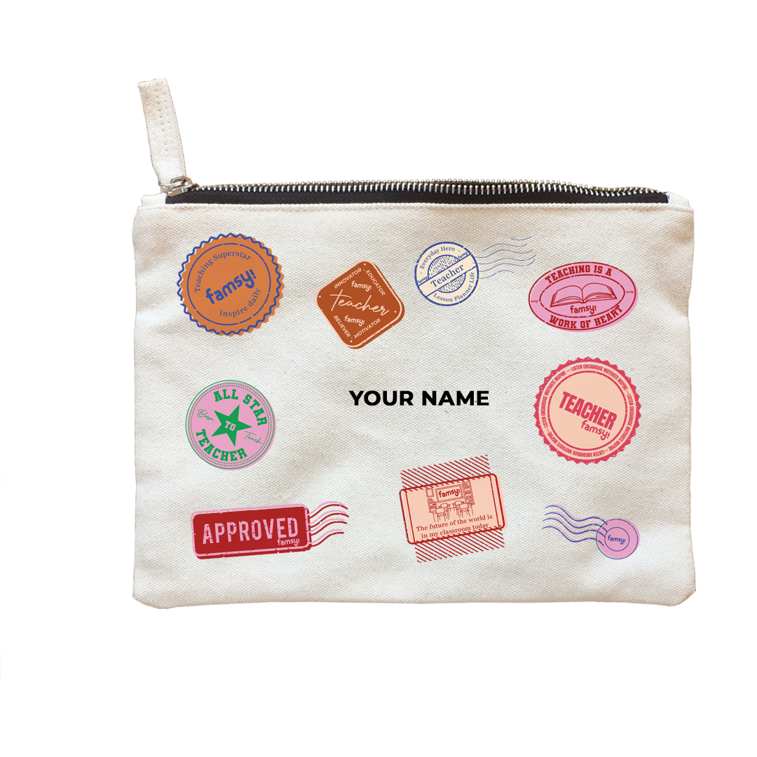 FAMSY Teacher's Day 2026 Zipper Pouch - eacher's Essential Pouch