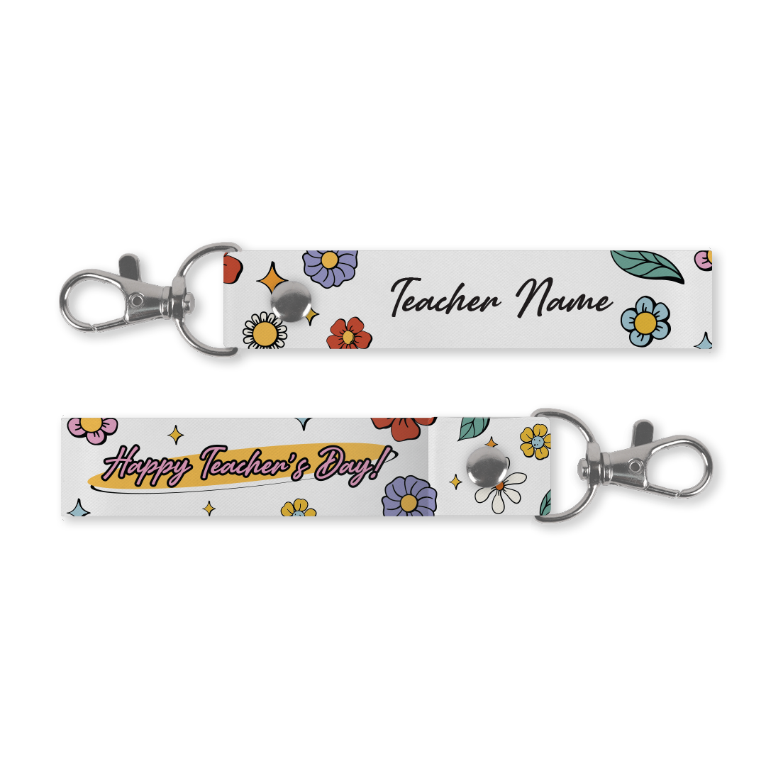 Reach for The Stars Quote Keychain Lanyard