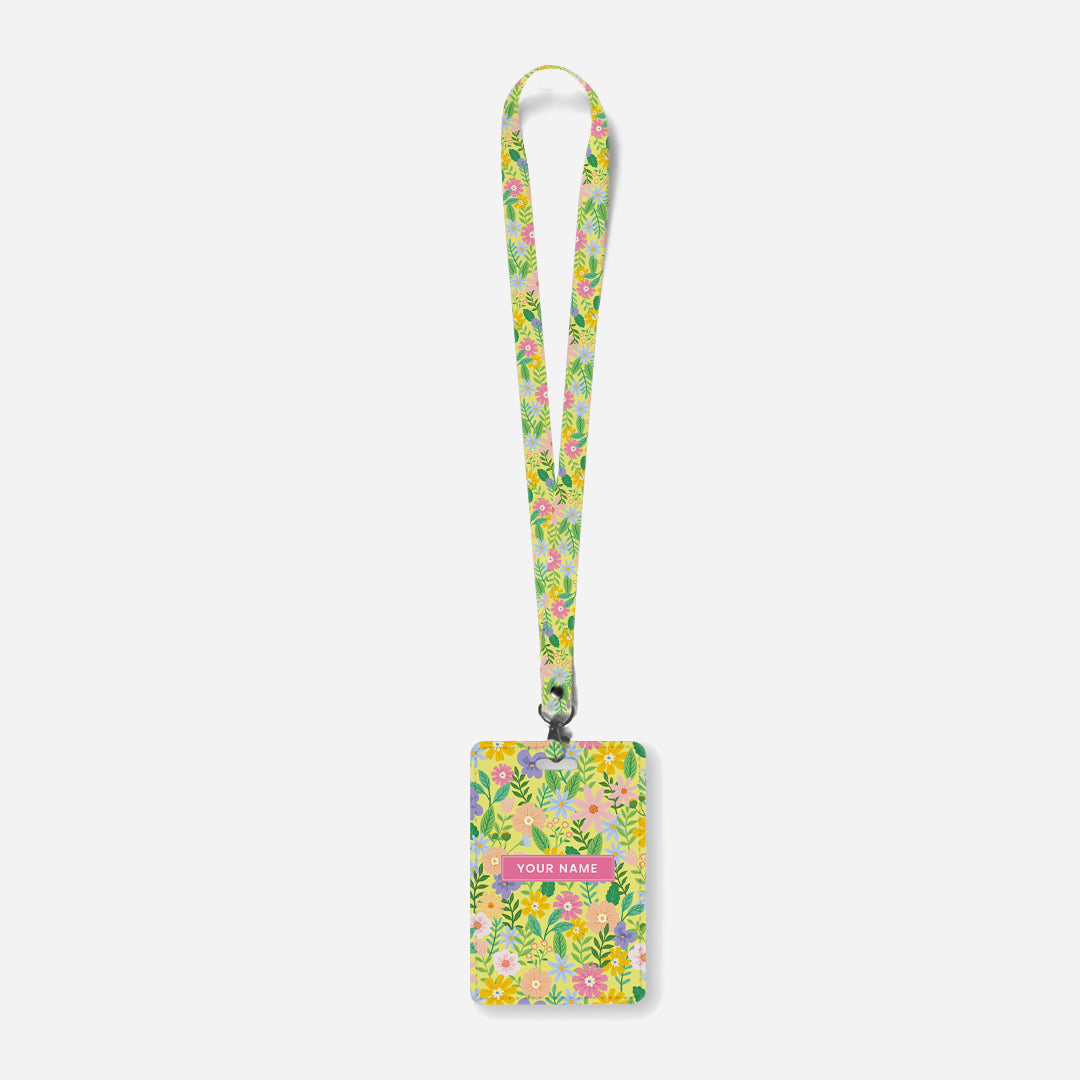 Lanyard and Cardholder - Butterglow