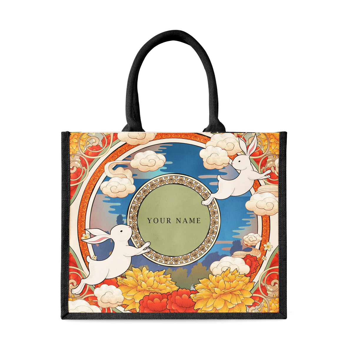 Mid Autumn Rabbit - Tote Bag