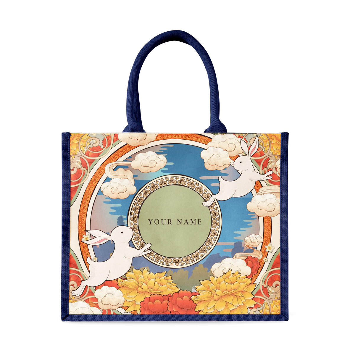Mid Autumn Rabbit - Tote Bag