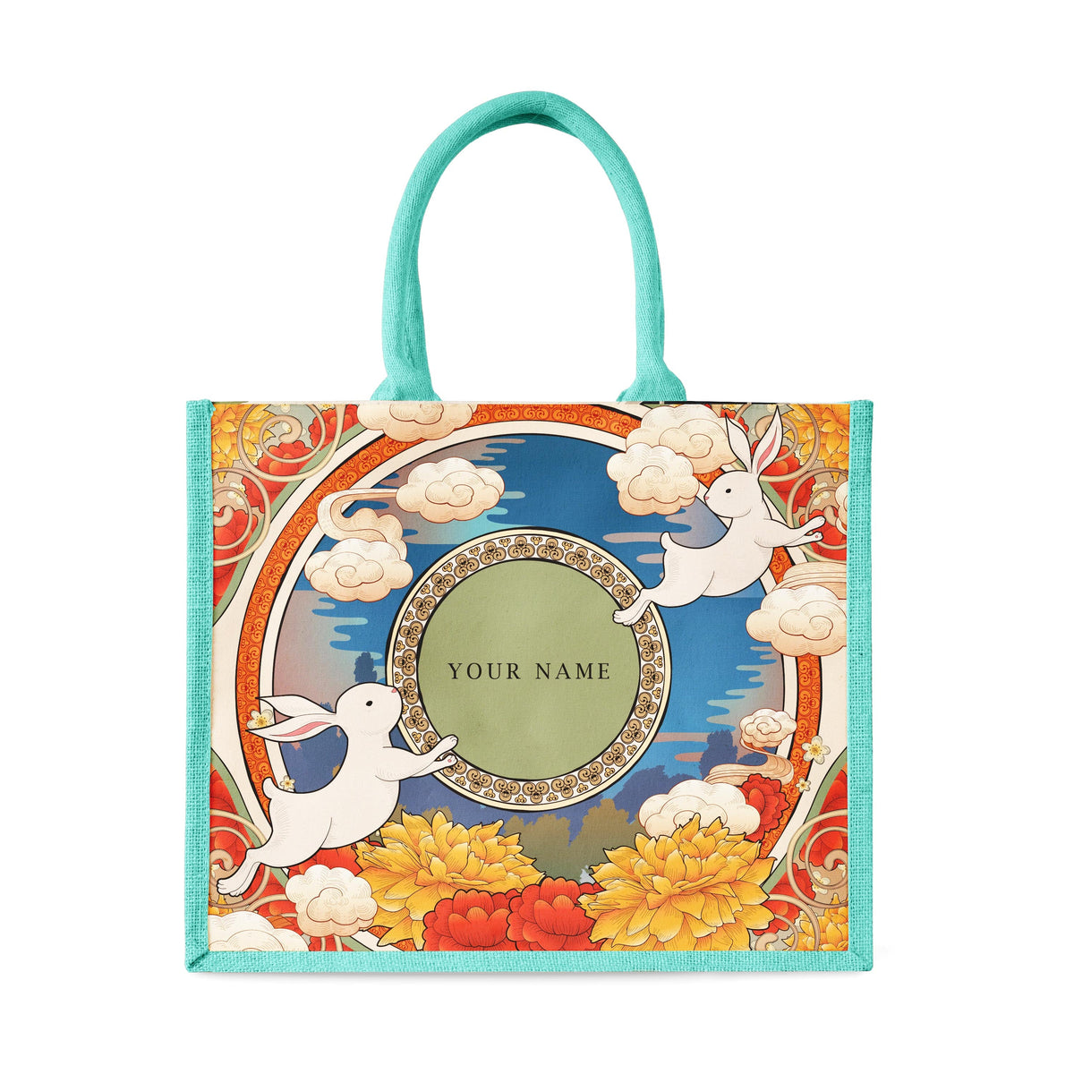 Mid Autumn Rabbit - Tote Bag