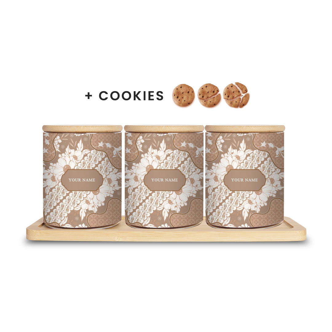 Batik Raya - Canister with Cookies
