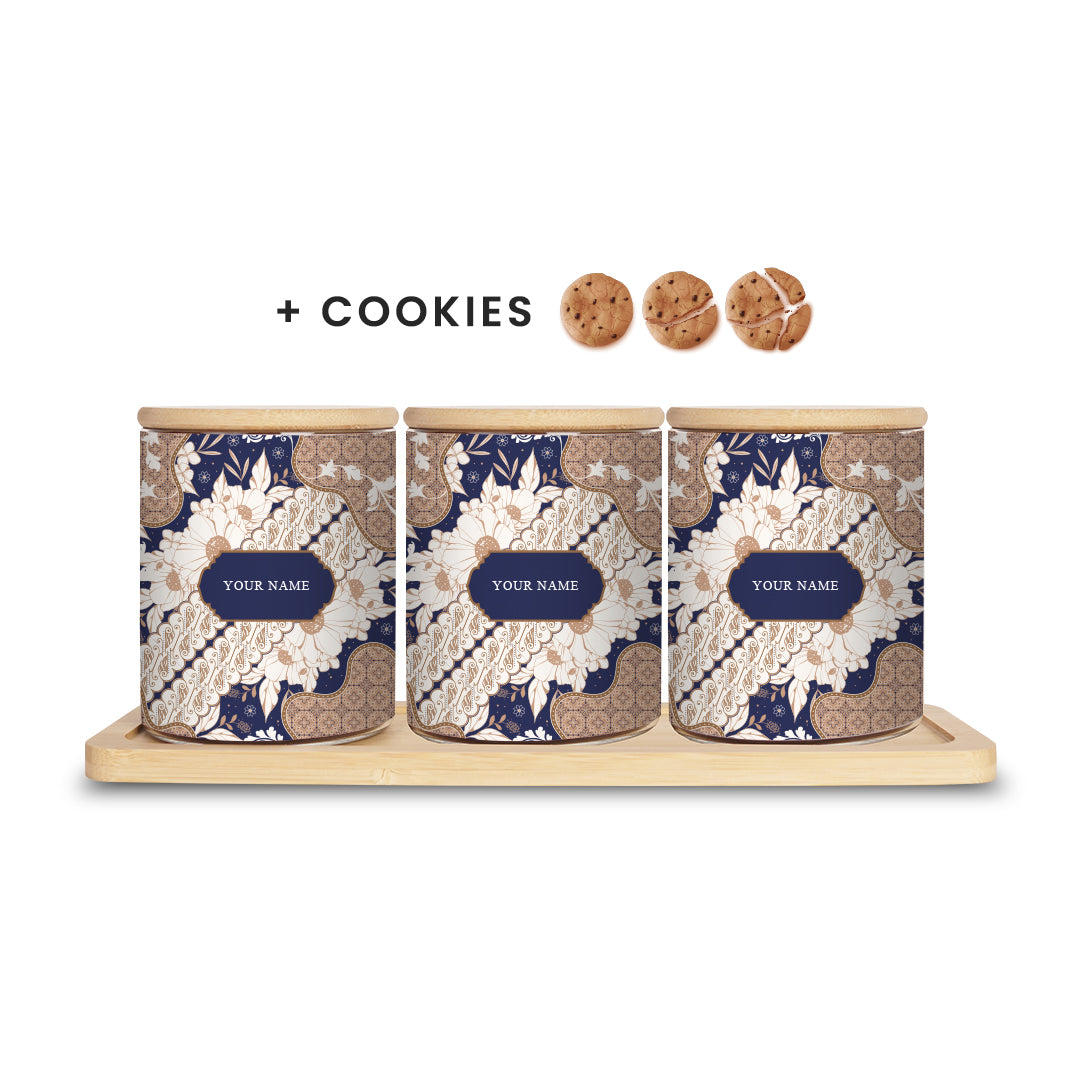 Batik Raya - Canister with Cookies