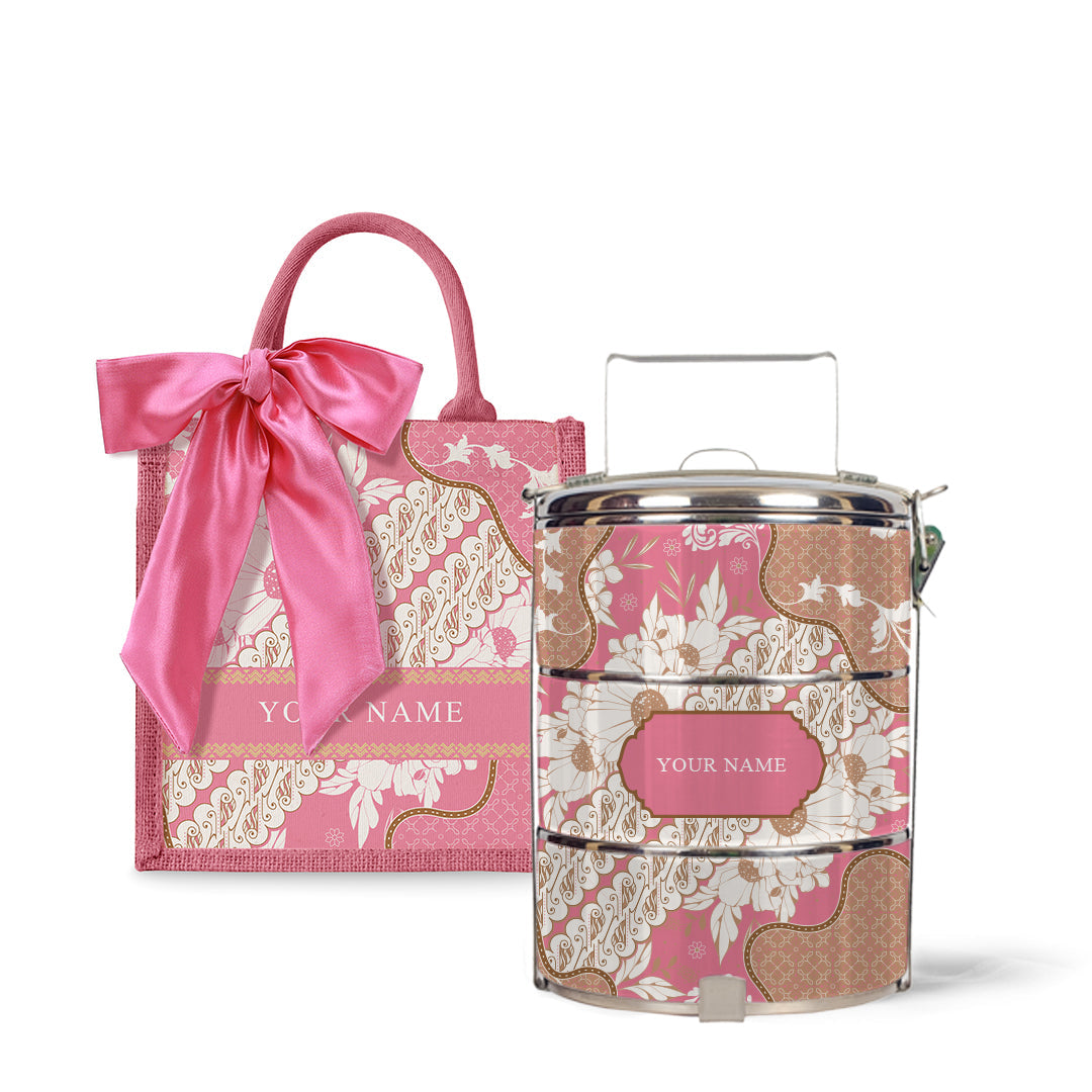 Batik Raya - Lunch Tote Bag with Tiffin Carrier