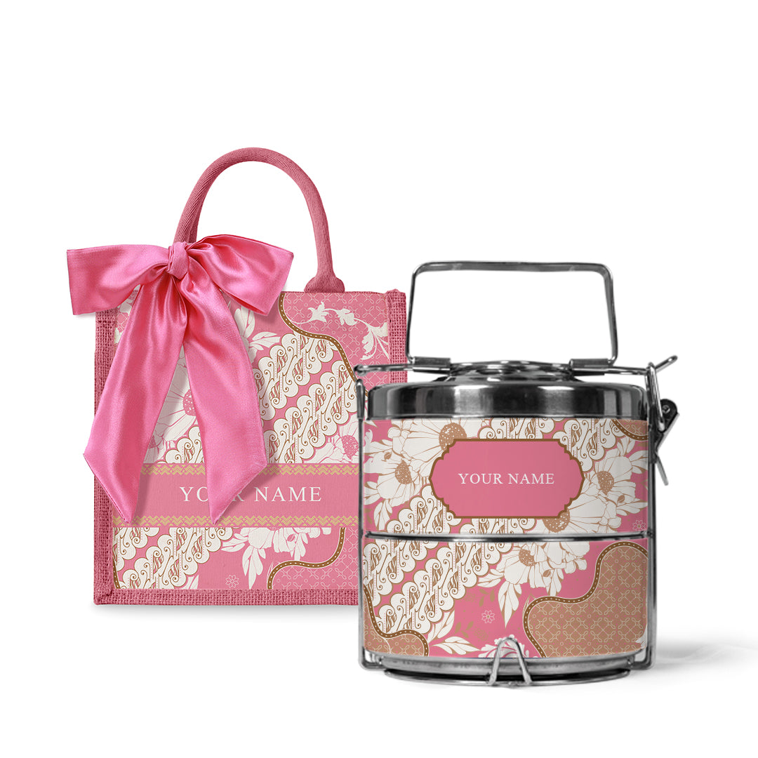Batik Raya - Lunch Tote Bag with Tiffin Carrier