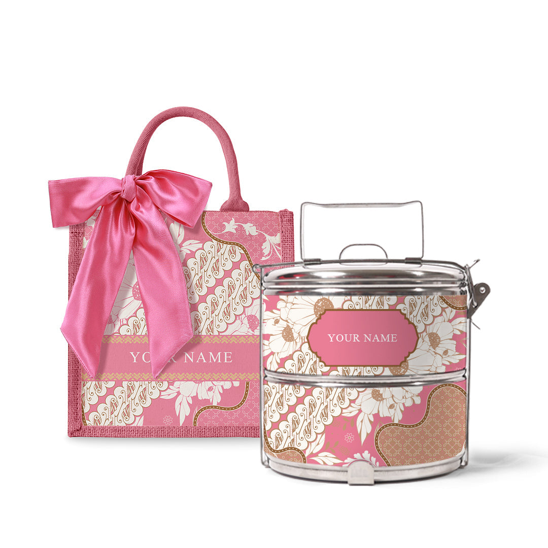 Batik Raya - Lunch Tote Bag with Tiffin Carrier