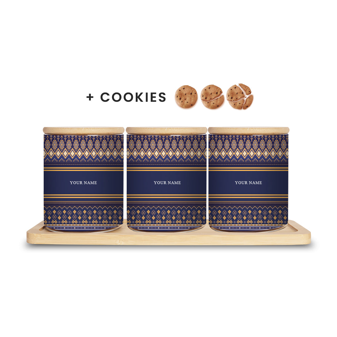 Songket - Canister with Cookies