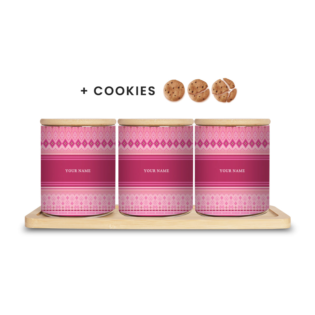 Songket - Canister with Cookies