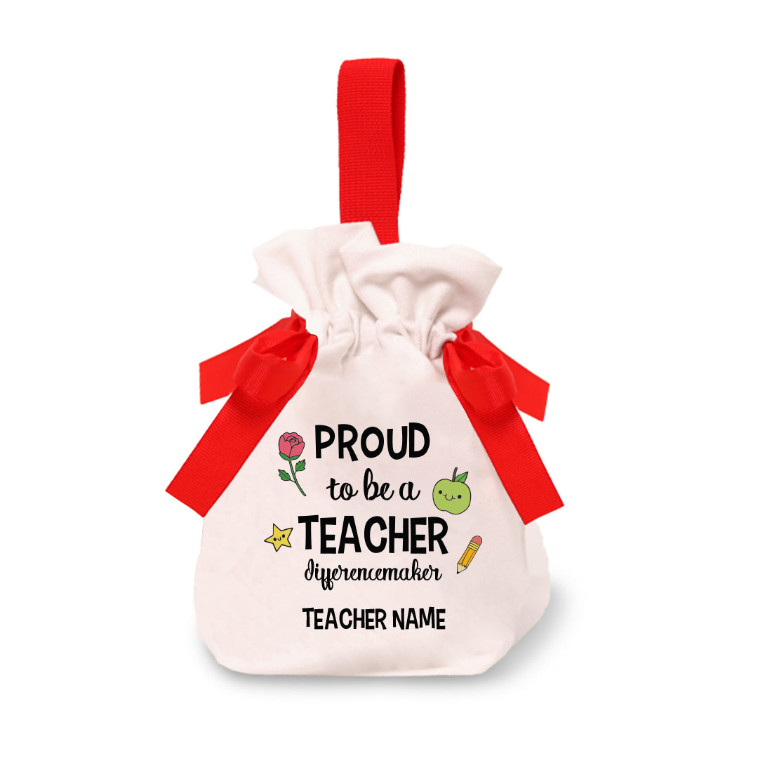 Teacher Quote 1 - Ribbon Pouch
