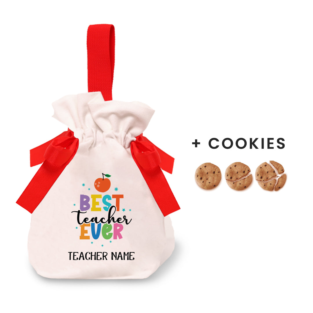 Teacher Quote - Teachers Treat Pouch Bag Set - Best Teacher Ever