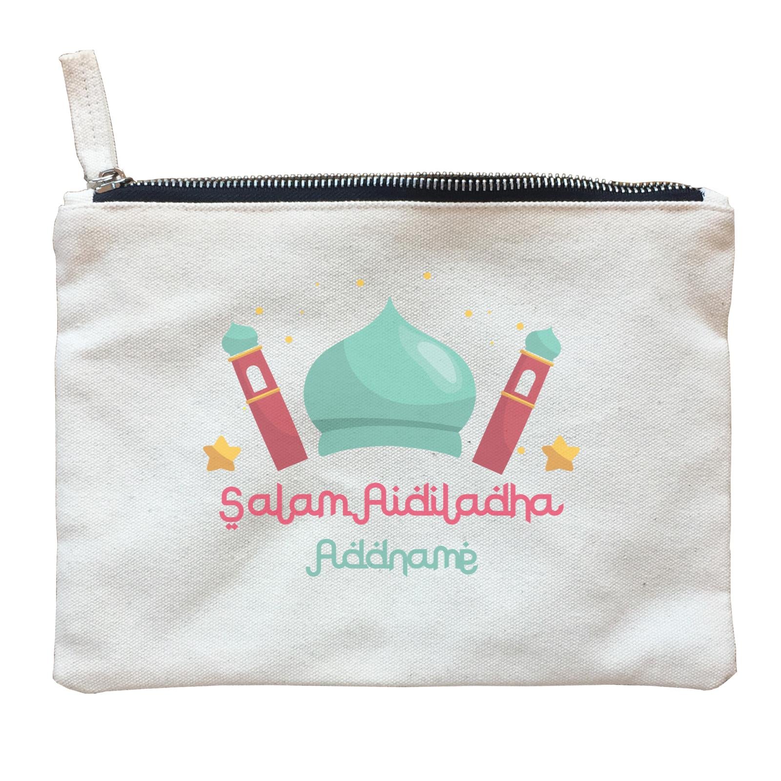 Aidiladha Cute Mosque Dome Addname Zipper Pouch