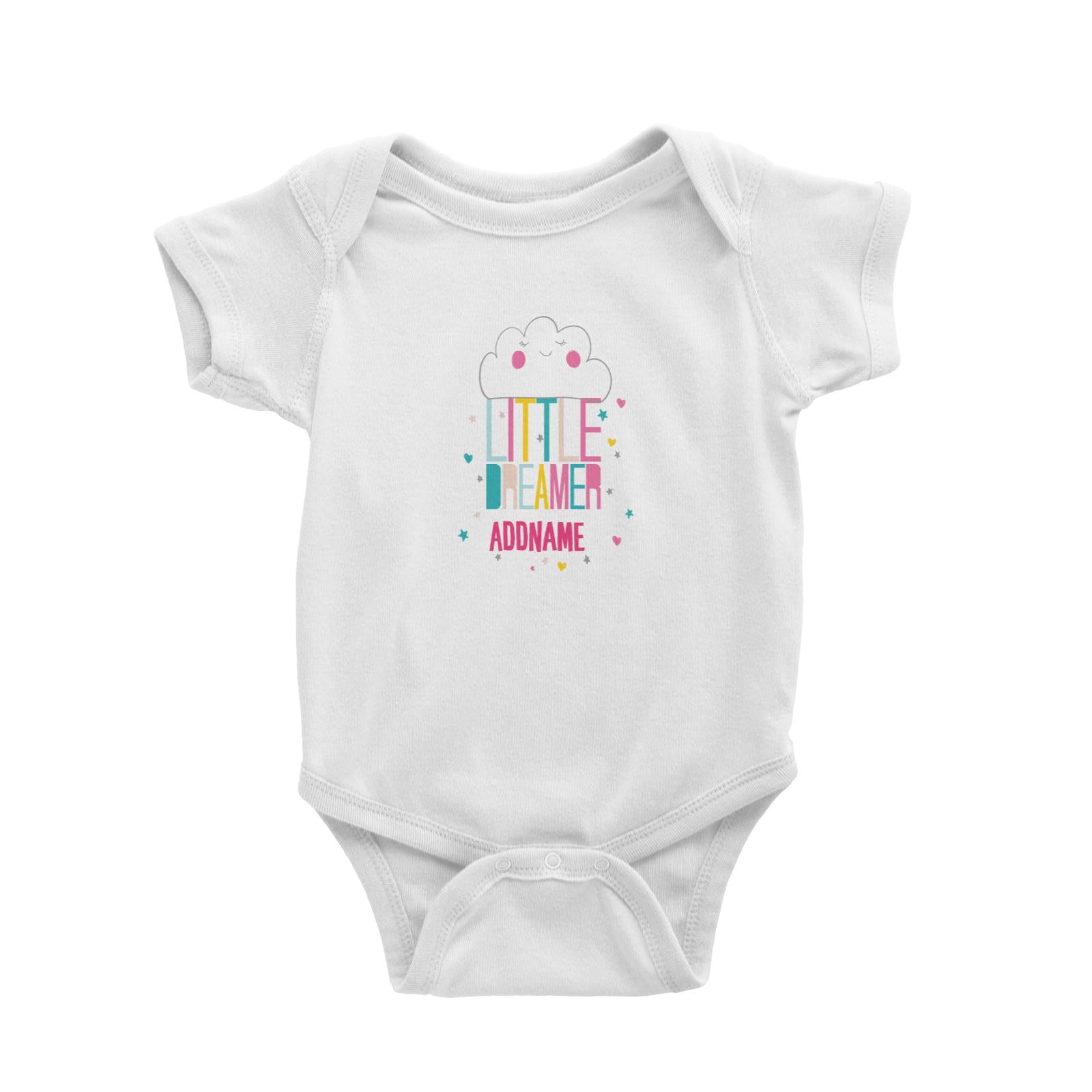 Cool Vibrant Series Little Dreamer Cloud Addname Baby Romper