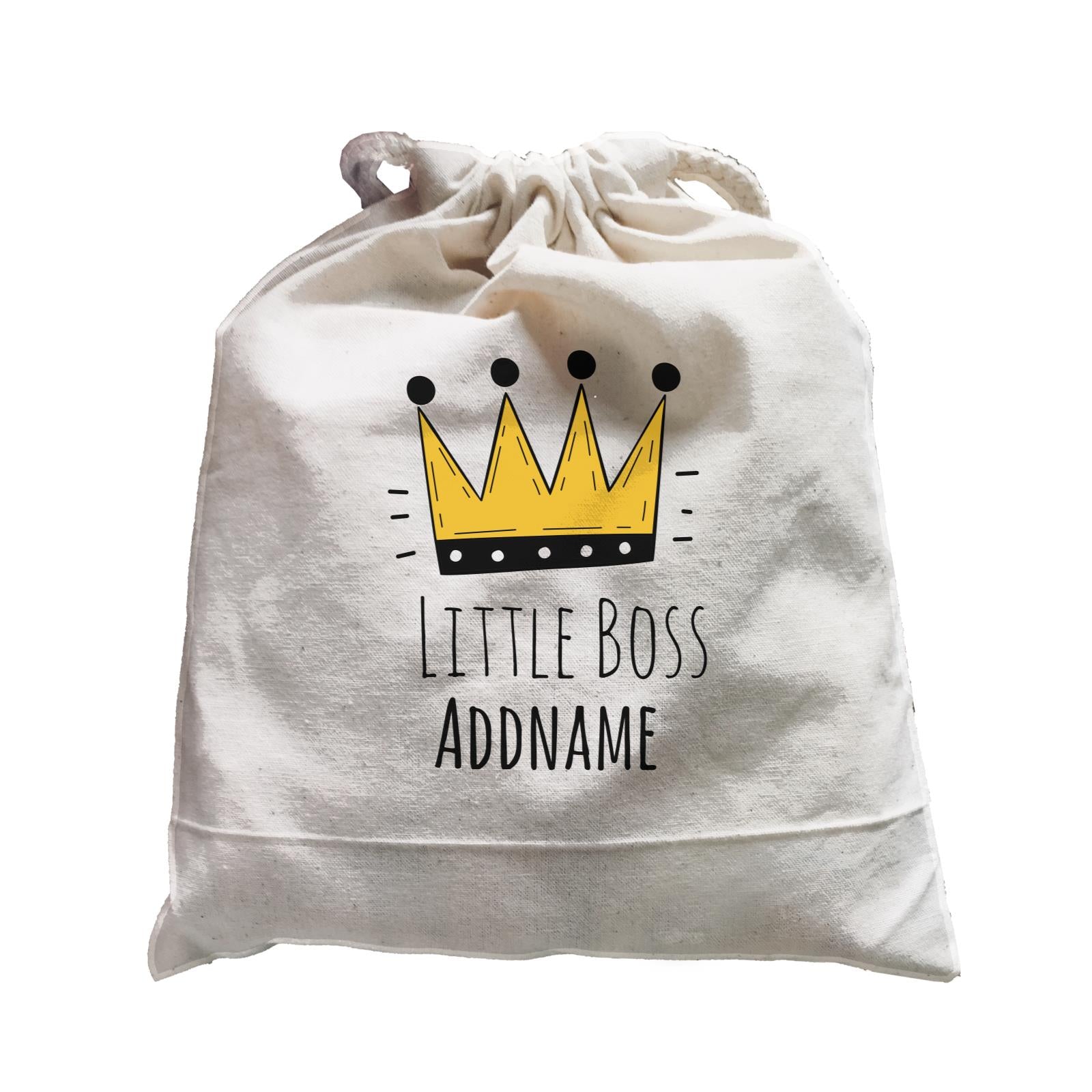Drawn Crown Little Boss Addname Satchel