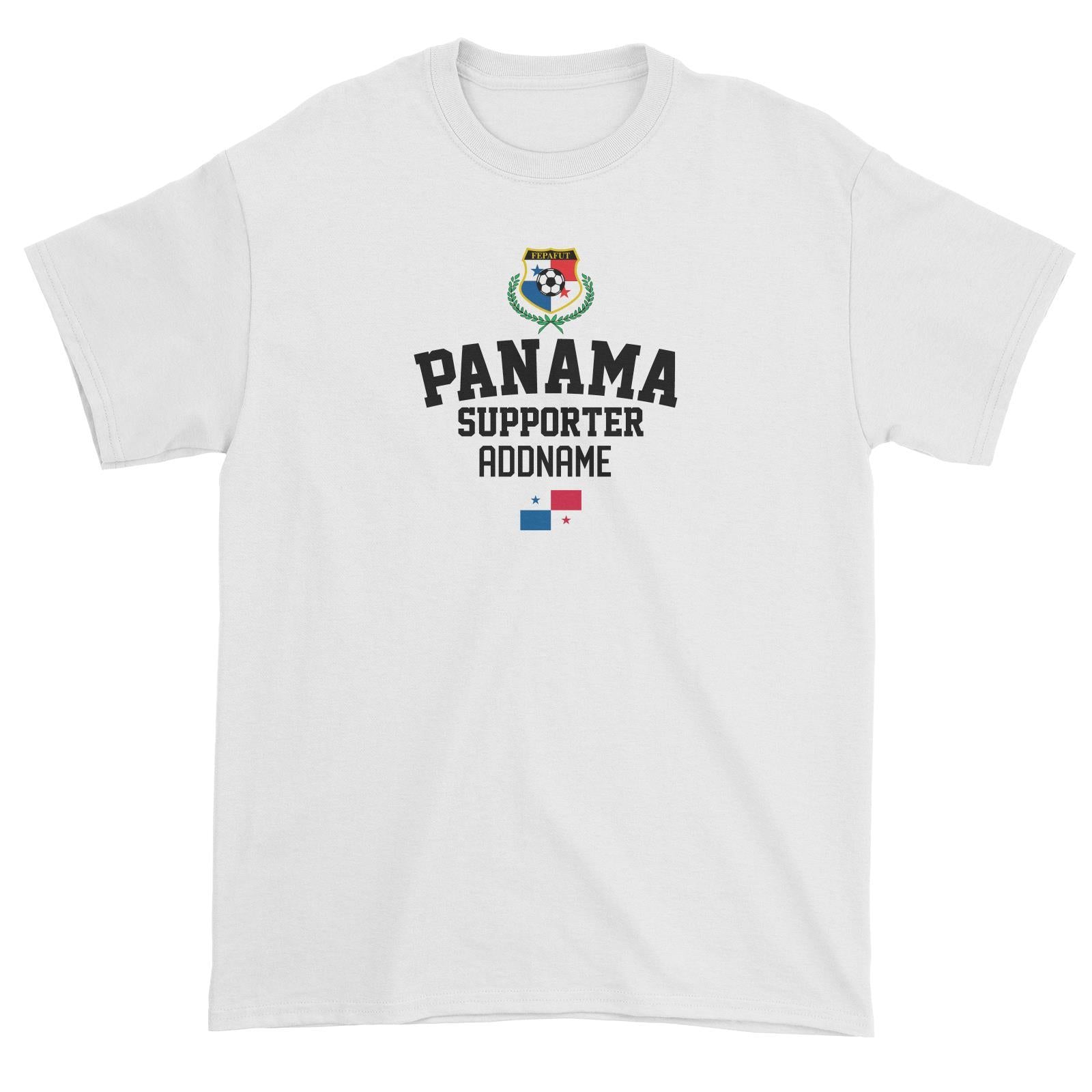 Panama Supporter World Cup Addname Unisex T-Shirt
