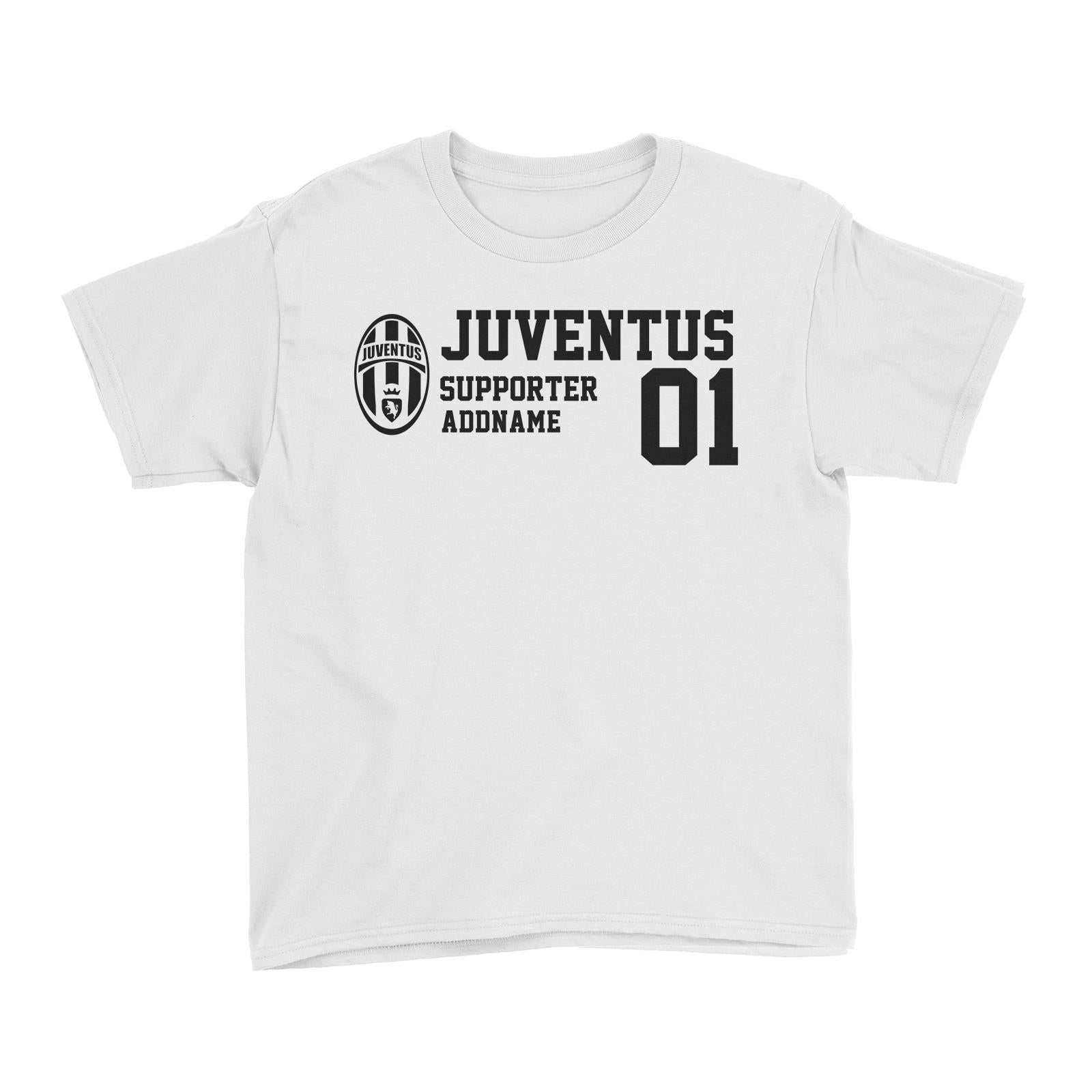 Juventus Football Supporter Addname Kid's T-Shirt